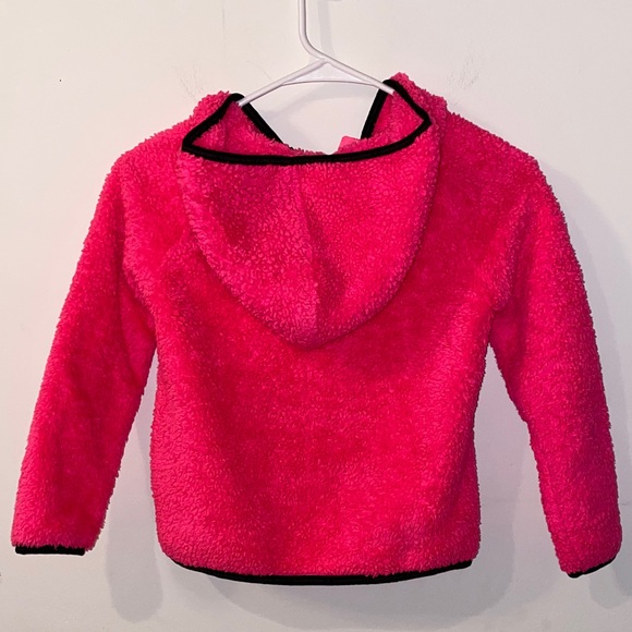 5/$25 Calvin Klein Kids Girls Fuchsia Sherpa Hoodie Size 7/8 - Picture 5 of 8